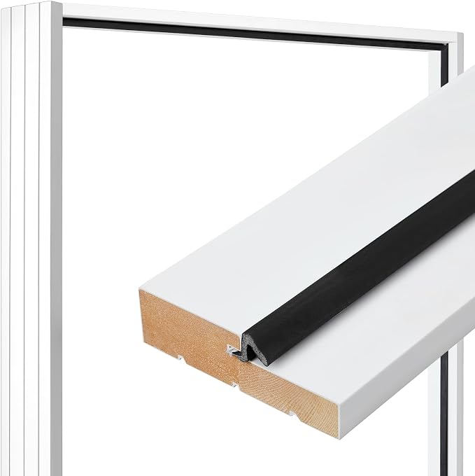Cinnvoice 36" x 82-1/2" Solid Pine Door Jamb Frame Kit Fits 36" x 80" Exterior by Cinnvoice