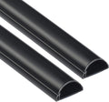 D-Line Half Round Cord Hider, Patented Cable Cover, Hide TV Wall Mount Wires by D-LineUSAinc