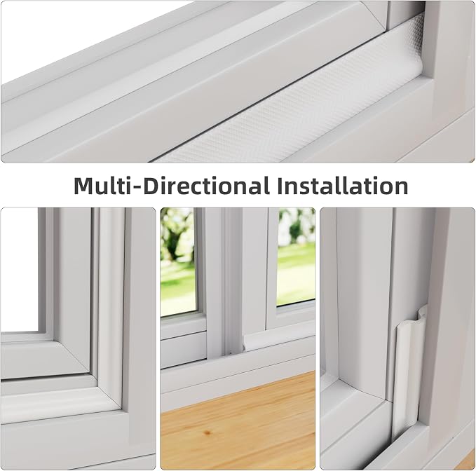 Kneelisa 196 Inch T Shape Window Weather Stripping Door Seal Strip | Self - Image 7
