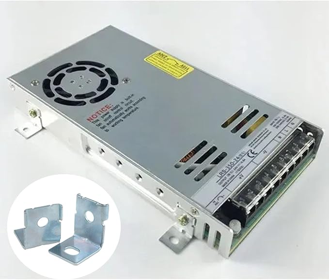 MHS012 Power Supply Fixing Bracket Kit Universal Switching PSU Mounting Bracket - Image 6