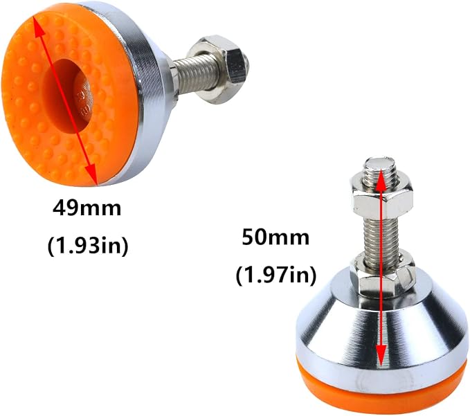 Antrader M10 Thread Adjustable Leg Leveler, 800 LB Capacity - Image 4