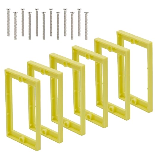 1/4Inch Single Gang Receptacle Outlet Box Extenders by XGGYA