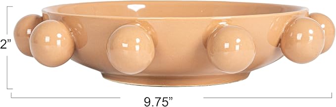 Bloomingville 9.75 Inches Stoneware Bowl - Image 2