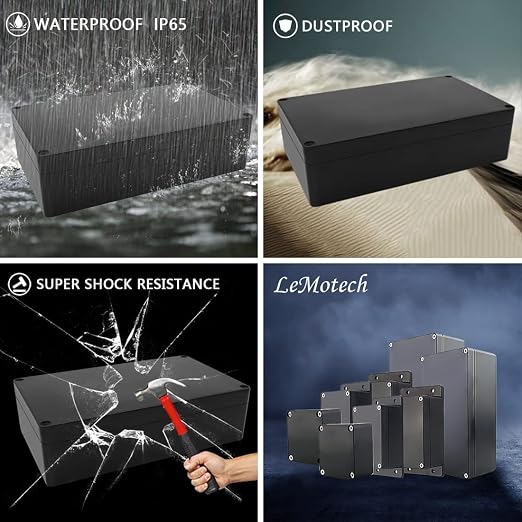 Project Box ABS Plastic Junction Box IP65 Waterproof Hobby Box Electrical Boxes - Image 7