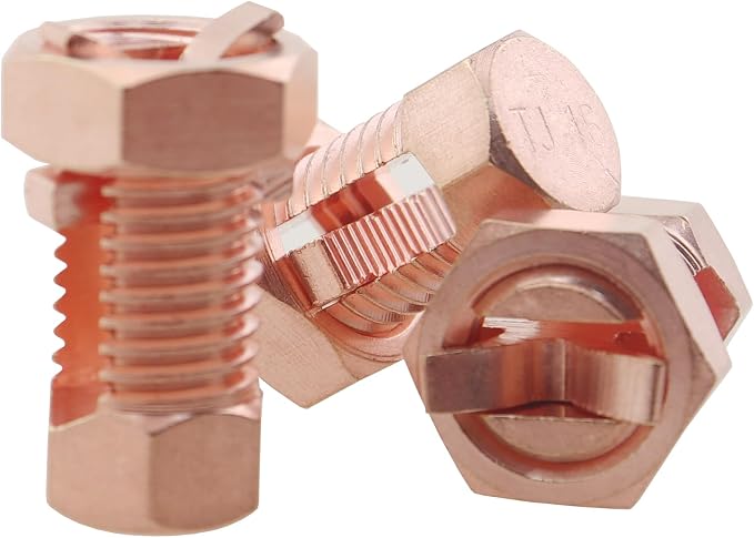 3PCS Split Bolt Cable Connector High Strength Copper Bolt Clamp - Image 5