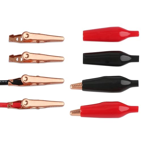 DROK 10pcs Jumper Wires with Alligator Clips Electrical 20 AWG Copper Wire | - Image 6