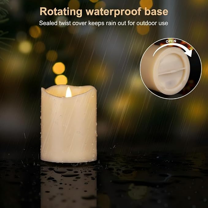 Flickering Flameless Candles - Image 6