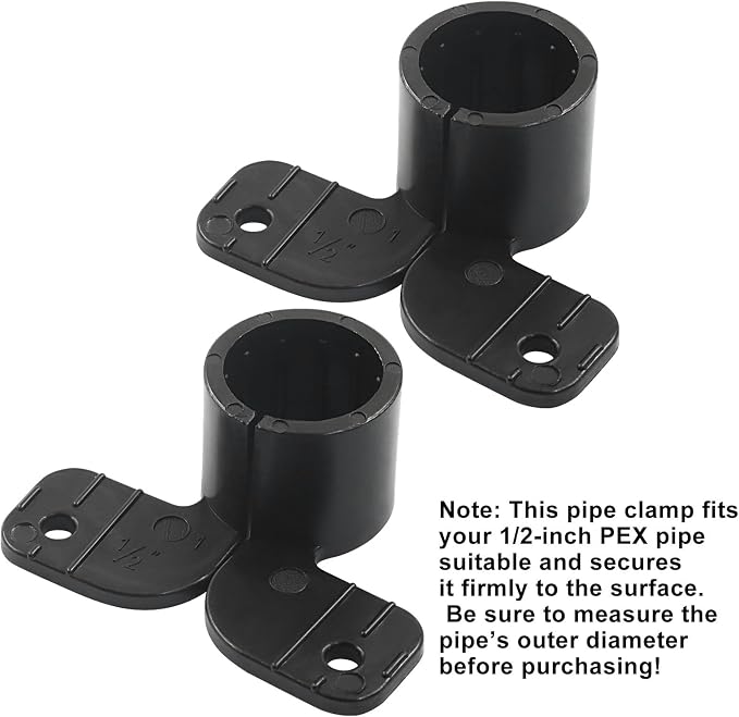 1/2 Inch Pipe Hangers, For PEX Copper CPVC, PEX Bracket - Image 3