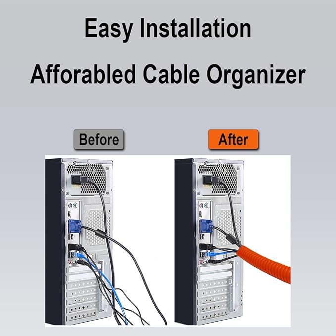 HydroMaxx® Flexible Polyethylene LDPE Non-Split Corrugated Wire Loom Tubing - Image 6