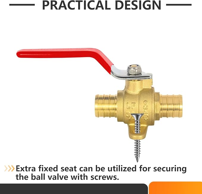 50PC HeSun 3/4 Inch PEX Ball Valves - Image 7