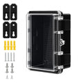 Junction Box IP67 Waterproof Electrical Box ABS Plastic Hinged Shell by LeMotech