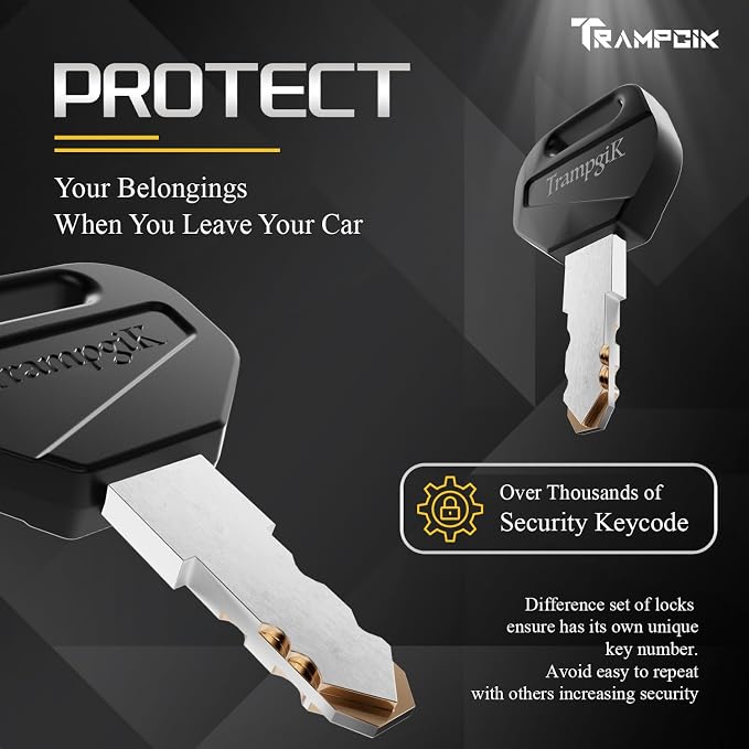 RV Door Lock Set, for RV Camper, Travel Trailer Entrance Front Door, 1 Plastic - Image 7