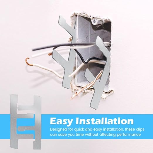 10Pcs Switch Box Support Electrical Box F Clips, Switch Boxs Straps, Strap on - Image 5