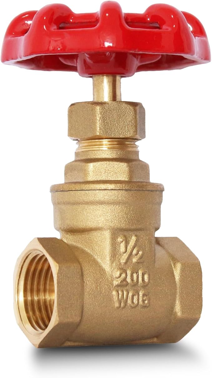 1/2" NPT Gate Valve, Heavy Duty, Female x Female Thread, DN15 | Manual Rotary by SYWUWV