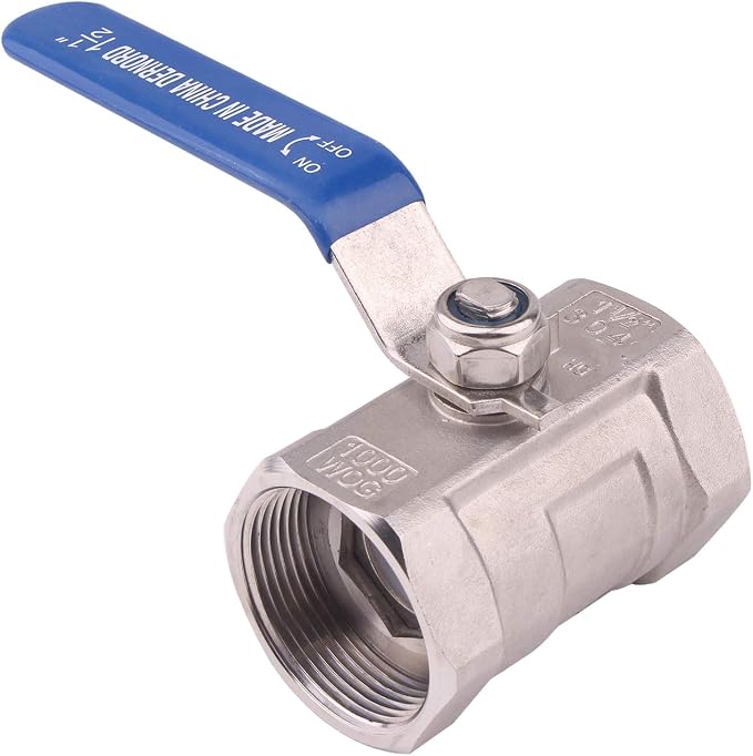 DERNORD Stainless Steel Ball Valve 1PC Type NPT Standard Port - Image 5