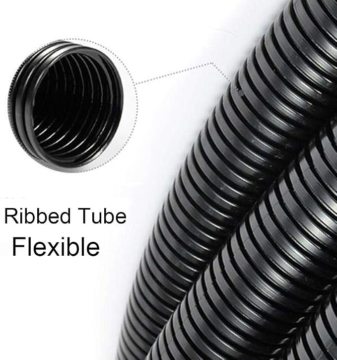 ZhiYo 50FT 3/8" Wire Loom Split Tubing Auto Wire Conduit | Flexible Cover - Image 4