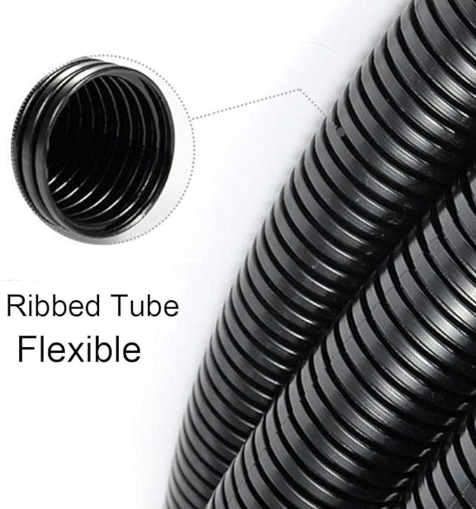 ZhiYo 100 FT 1/4" Wire Loom Split Tubing Auto Wire Conduit - Image 5