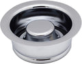 Westbrass A2089-26 4-1/4" Kitchen Sink Waste Disposal Drain Flange and Stopper by Westbrass