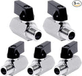 Beduan 3/8 NPT Brass Mini Ball Valve NPT Female x Male Shut-Off Valve 5 PCS by Beduan