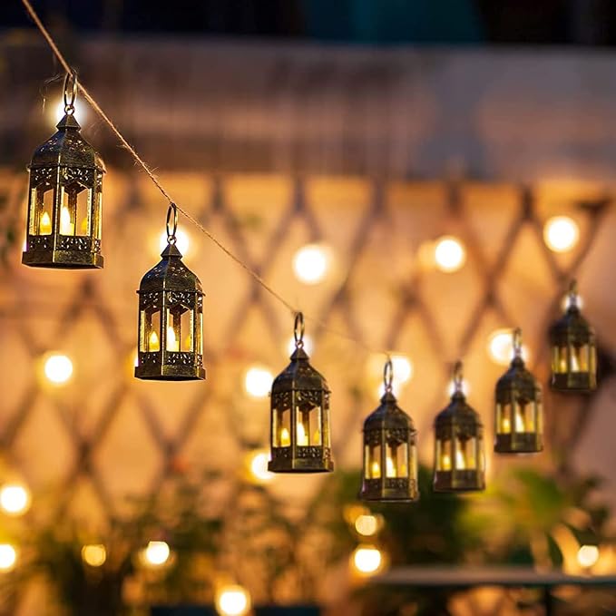Hewory 10PCS Black Mini Halloween Lanterns - Image 2