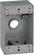 Sigma Engineered Solutions 14250 Weatherproof 1/2" 3 Hole 1-Gang Box by SigmaEngineeredSolutions