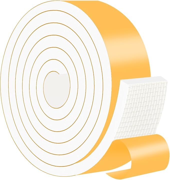 Weather Stripping Door Seal, High Density CR, 2 in x 3/8 in x 6.5Ft | Door by MIKONIYA