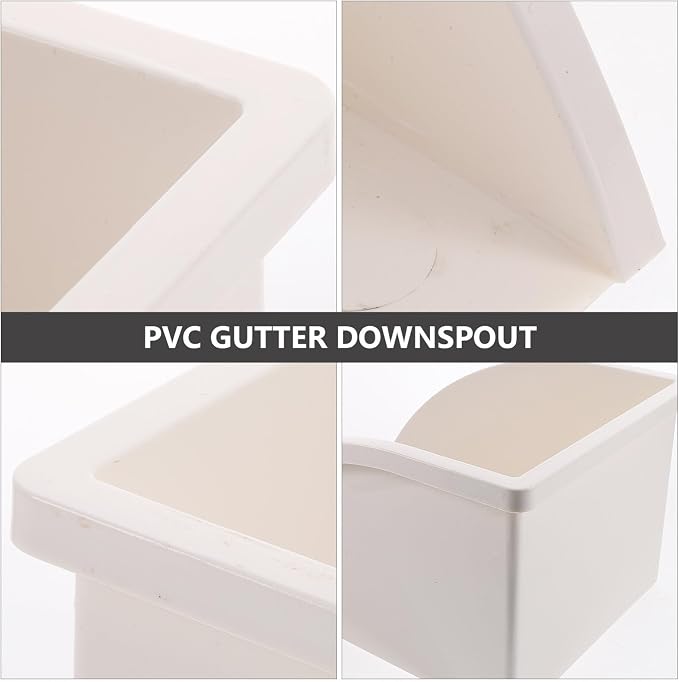 OSALADI Rain Water Collection Rain Gutter Downspout Splash Blocks Gutter - Image 2