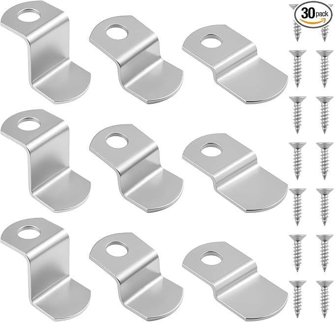 30Pcs, 1/2" Offset Canvas Clips by MARRTEUM