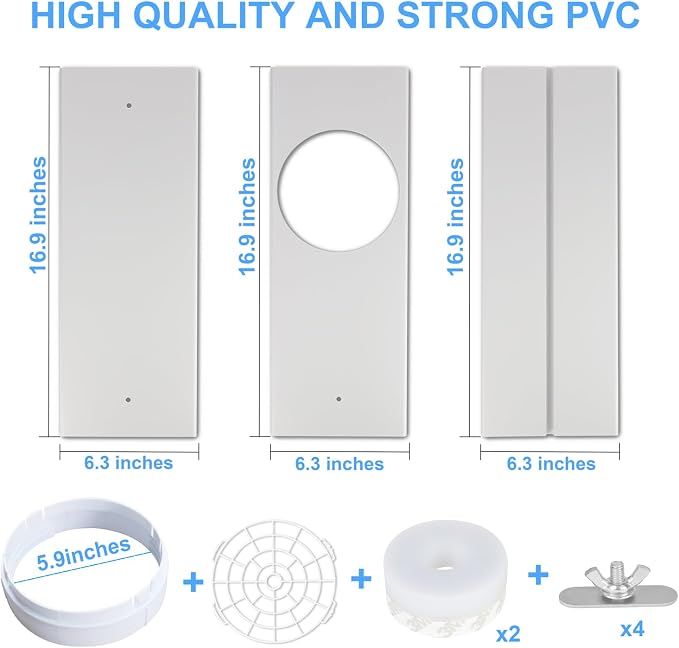 Portable Air Conditioner Window Kit, 2024 New Upgrade Portable AC Kit - Image 4