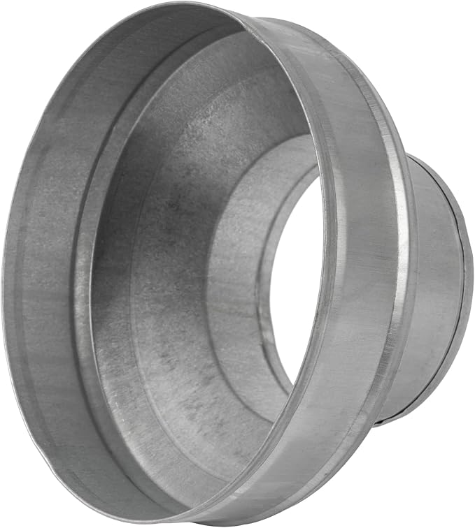 8" to 5" Inch Galvanized Steel Round Duct Reducer - Image 3