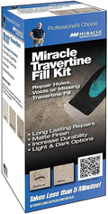 Miracle Travertine/Limestone Chip & Crack Fill Repair Kit w/Light & Dark Custom by MiracleSealants