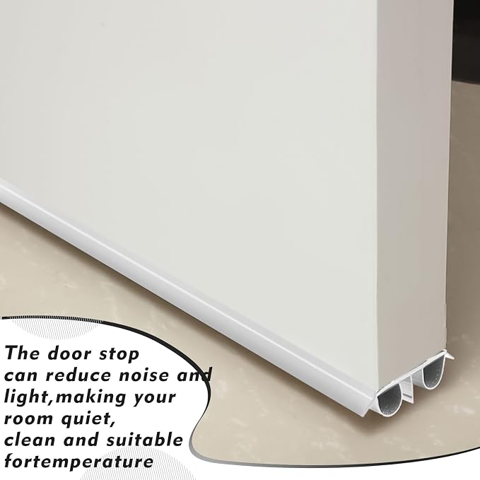 Lineshading 4 Pack Bottom Door Seal Exterior Plastic PVC 1 3/4" x 36" - Image 5