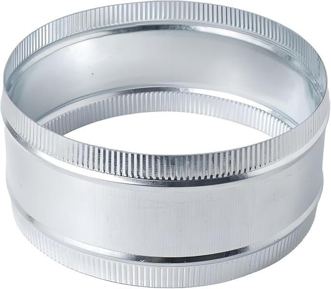14 Inch Round Galvanized Steel Duct Connector by ZOWZEA