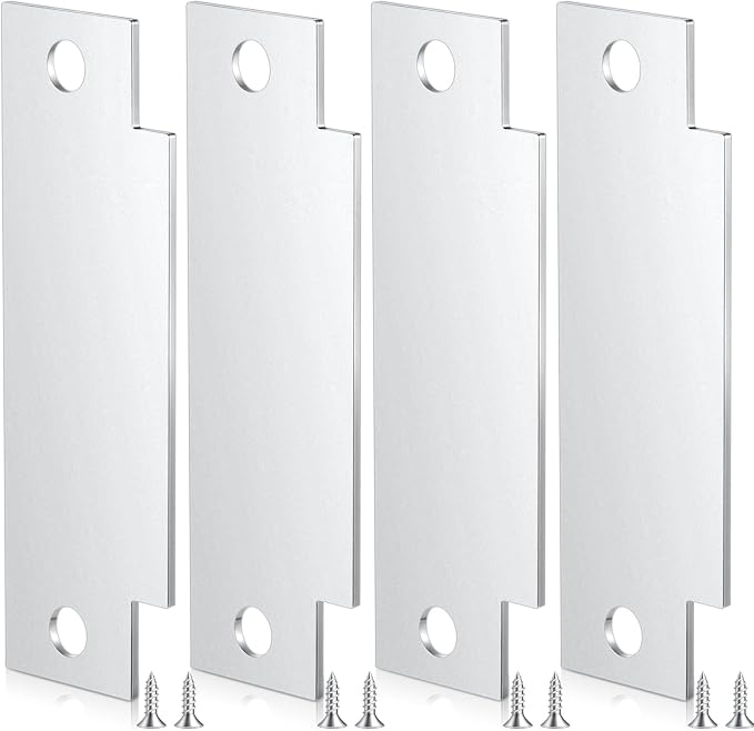 Zonon 4 Pcs Door Strike Plate Filler by Zonon