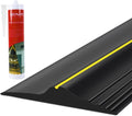 ToLanbbt 12Ft/3.7M Universal Garage Door Rubber Threshold Strip by ToLanbbt