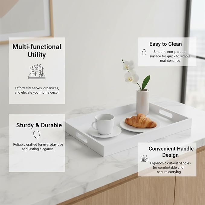 Krismax Wooden Serving Tray - Image 5