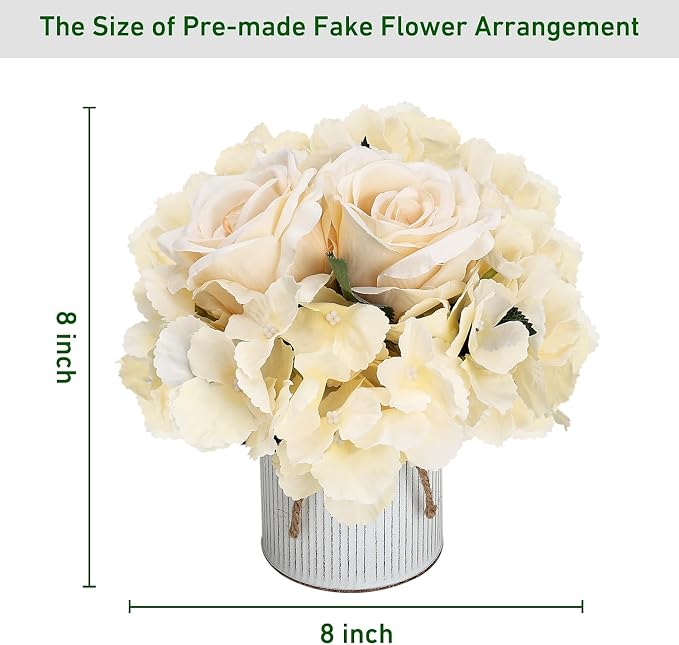 Champagne Flower Table Centerpieces - Image 2