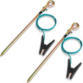Tellegloww 2 Pcs Portable Ground Rod Grounding Rod by Tellegloww