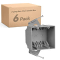 Togalonn 2-Gang 32 Cubic Inch New Work Outlet Box, Electrical Outlet Boxes by Togalonn