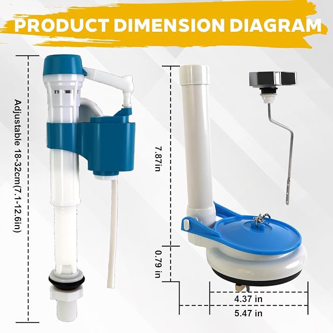3-Inch Flush Valve Replacement Kit - Image 5