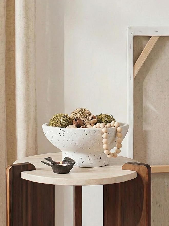LE TAUCI 10" Ceramic Decorative Bowl, Key Bowl - Image 4