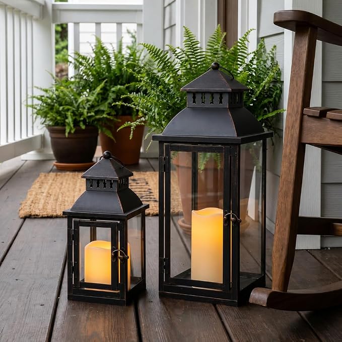 NEEDOMO Lanterns Decorative Outdoor&Indoor, Candle Holder by NEEDOMO-LightUpYourSpace