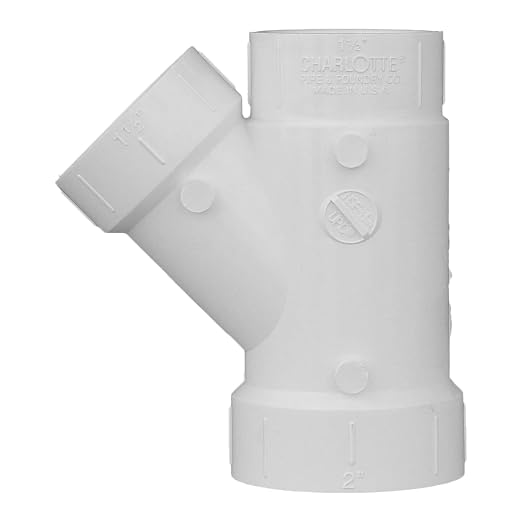 CHARLOTTE PIPE 2X1 1/2X1 1/2 DWV WYE REDUCING DWV - Image 5