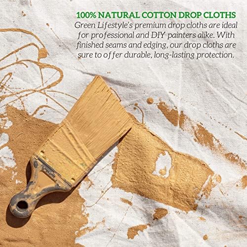 GREEN LIFESTYLE All Purpose Canvas Drop Cloths - Image 5