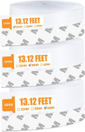 39.37 Ft Weather Stripping Door Seal Strip Tape, Silicone Door Draft Stopper by Bruiefpap