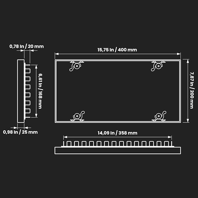 Repa Market 16 x 8 Inch Galvanized Steel Duct Access Door – Airtight Insulated - Image 2