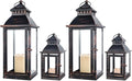 NEEDOMO Bronze Metal Lanterns Decorative Outdoor & Indoor, Candle Holder by NEEDOMO-LightUpYourSpace
