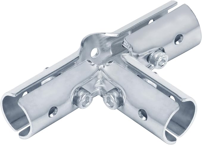 12 Sets 4 Way Cross T Pipe Fitting Connector, Fits 1/2" EMT Conduit | - Image 5