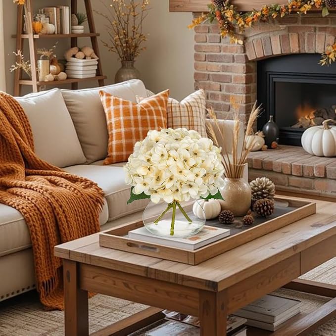 Hollyone Fall Hydrangea Artificial Flowers - Image 3