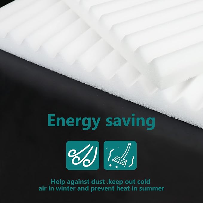 Daisypower Window Air Conditioner Foam Insulating Panels Kits, 17 Inch x 9 Inch - Image 5